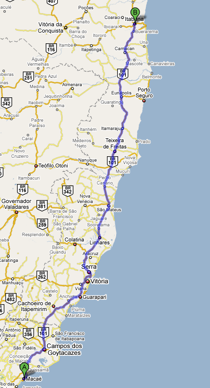 Macaé, RJ - Itabuna, BA